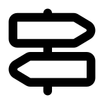 Directions SVG Icon